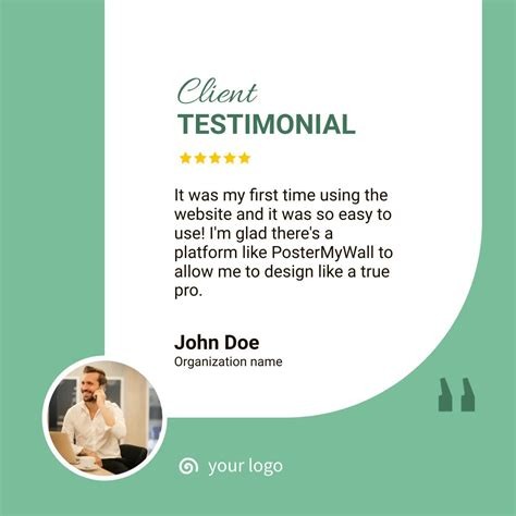 Testimonial by John Doe